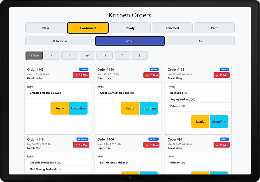 Kitchen Display System